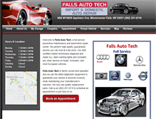 Tablet Screenshot of fallsautotech.com